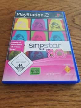 Singstar 80`s Playstation 2 komplett mit Anleitung SCES 53602 Exklusive UK-Special-Edition USK ab 0 Jahren